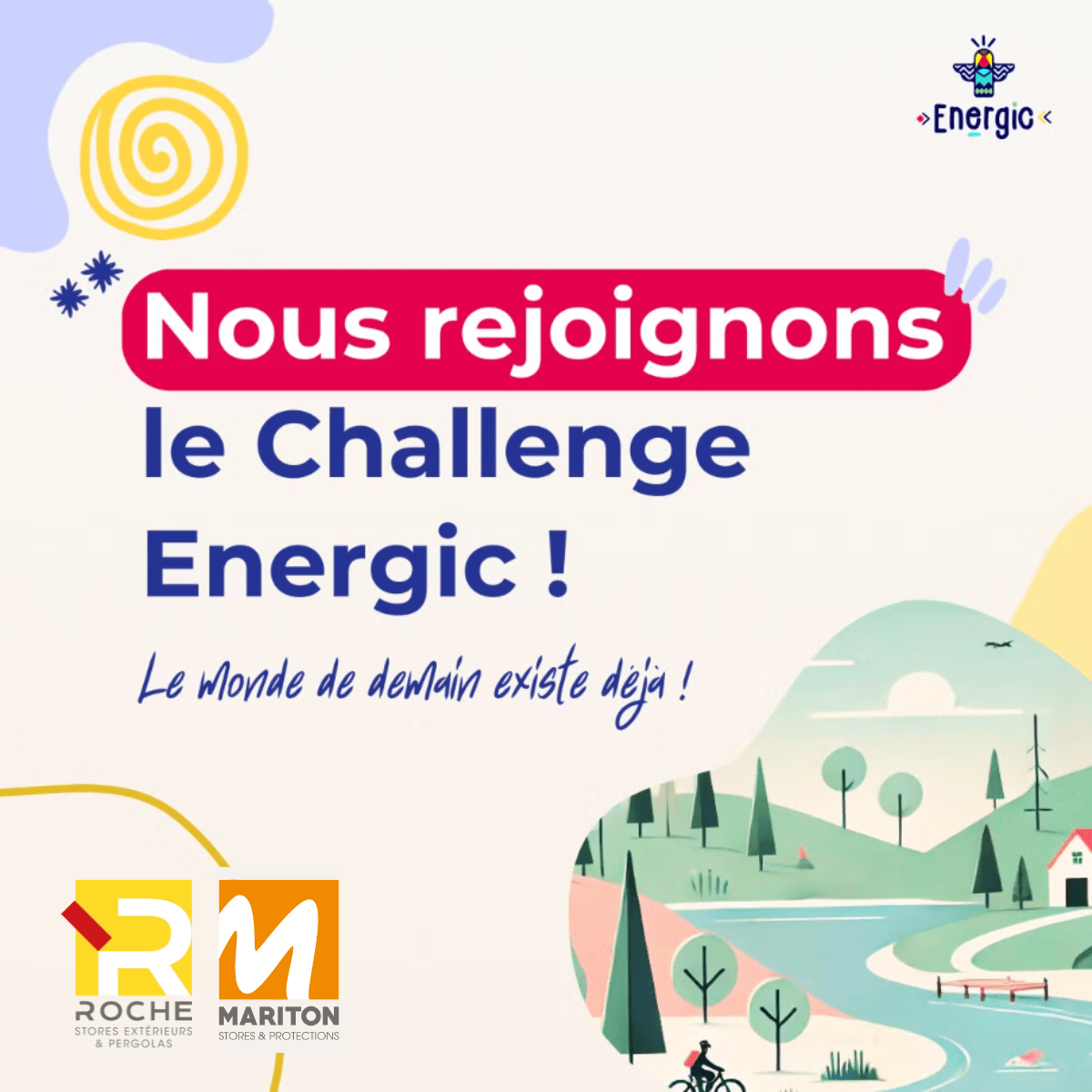 Mariton et Roche pour le Challenge Environnemental organisé par Energic National.