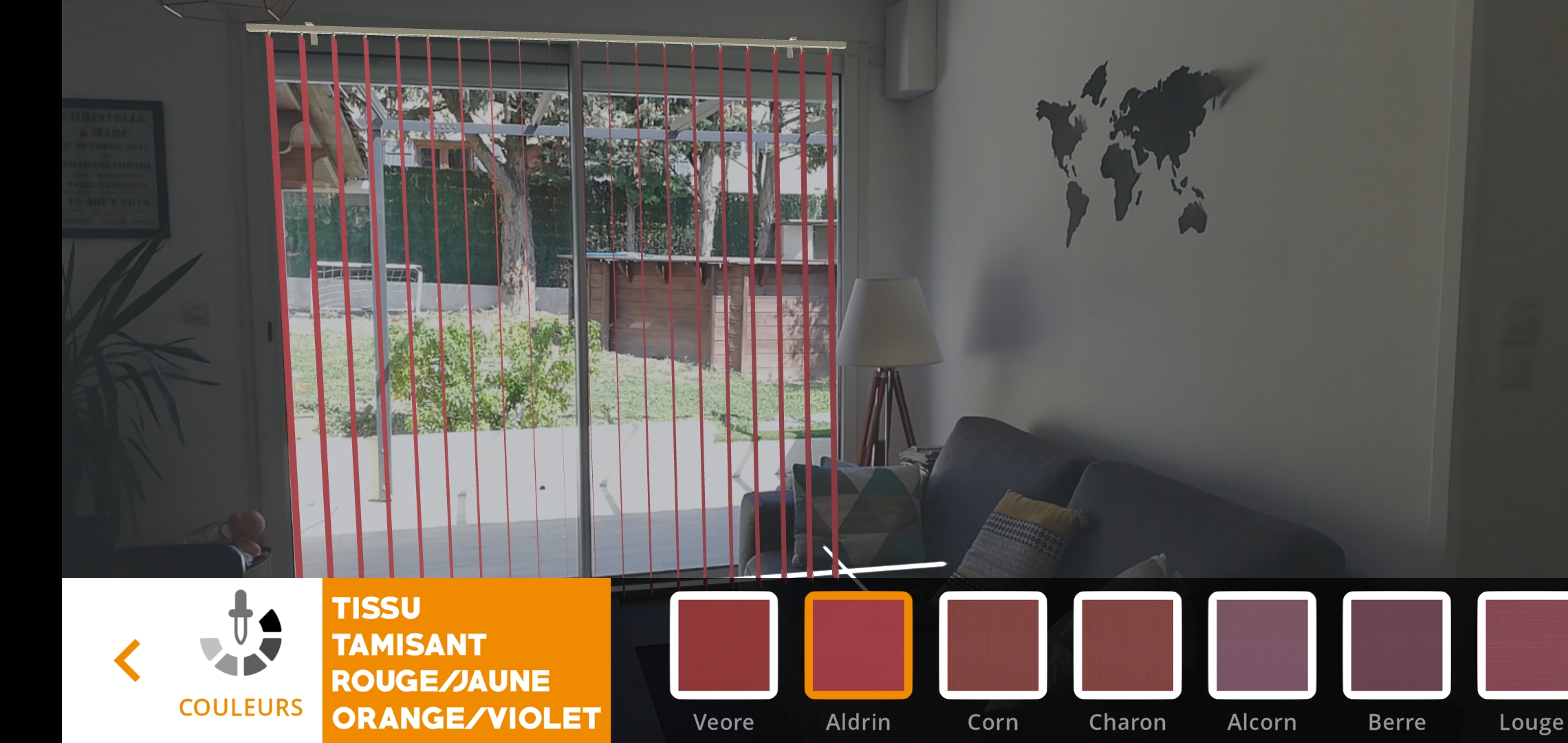 RA : Le choix des stores par couleurs 