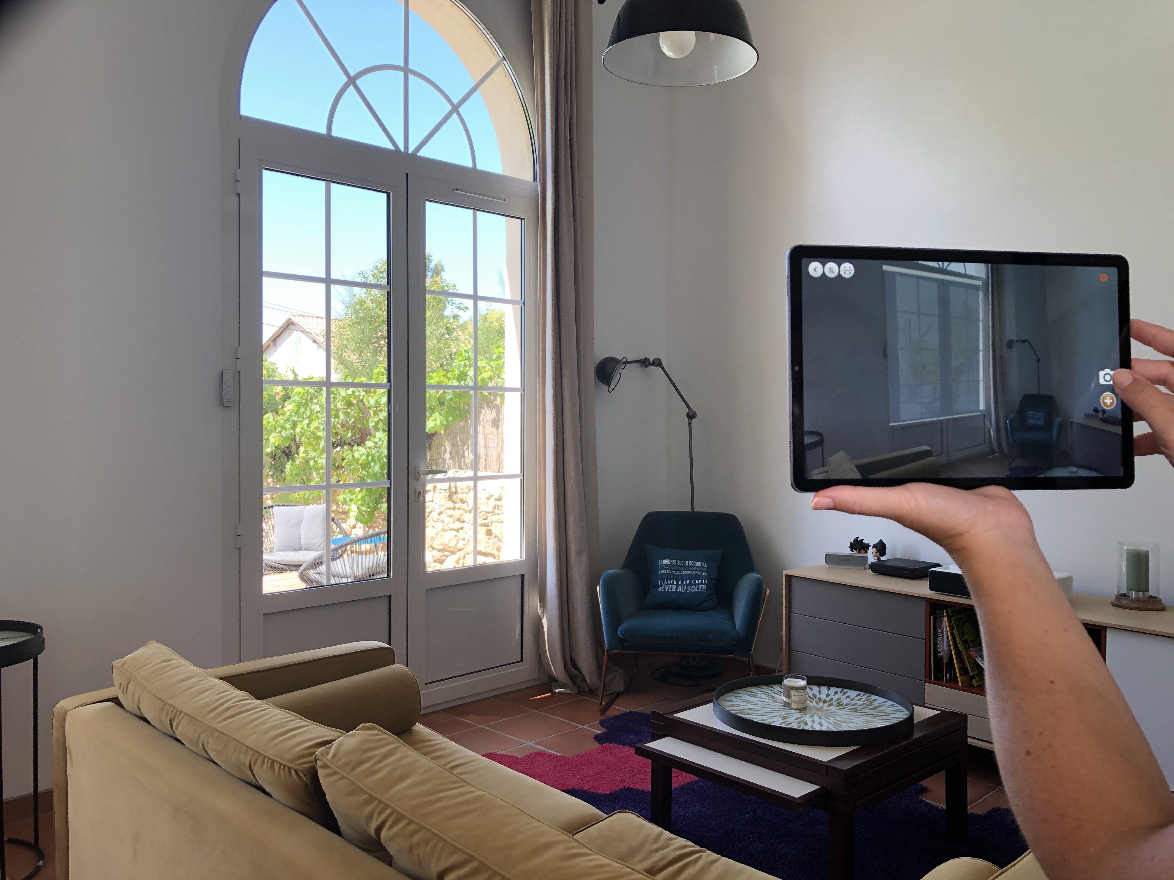 RA : Mise en situation de l'application Mariton Designer