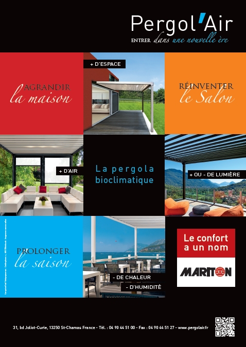 Annonce presse 2015 pergol'Air par Mariton